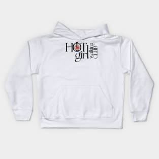 Hot Girl Walking Club - Pink Version Kids Hoodie